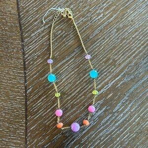 NWOT 18 inch chain with Multicolor Beads